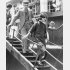 宮崎龍介と妻の柳原白蓮（1931＝昭和6＝年6月6日、神戸港）／（日本電報通信社撮影）