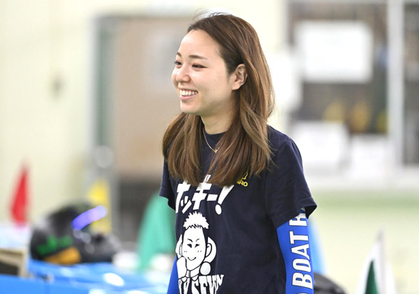 素顔もすてきな大山千広選手（提供写真）