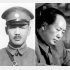 蒋介石（左）と毛沢東（Ｃ）共同通信社