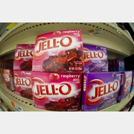 スーパーに並ぶゼリー「JELL-O」　（Ｃ）Levine Roberts／ニューズコム／共同通信イメージズ