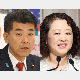 立憲民主党の泉健太代表と連合の芳野友子会長（Ｃ）日刊ゲンダイ