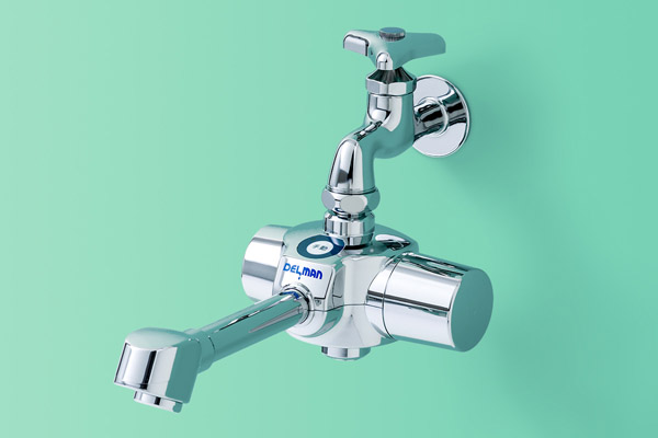 自動水栓「デルマン」 約50％の節水効果が（提供写真）