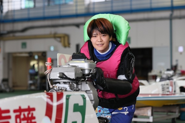 貫禄を見せつける遠藤エミ 一般財団法人日本モーターボート競走会提供