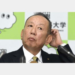 深刻な定員割れ…（加計孝太郎理事長）／（Ｃ）共同通信社