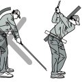 正しい前傾姿勢は骨盤を前に傾け、背骨を丸めず、上半身も前方に傾ける状態