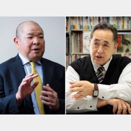 （左から）八角理事長と芝田山広報部長（Ｃ）日刊ゲンダイ