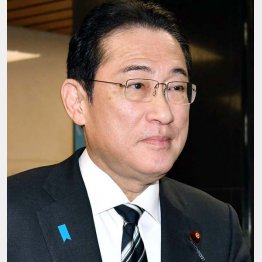 党本部の岸田首相。二転三転、中間とりまとめ案の会見はドタキャン騒ぎに（Ｃ）日刊ゲンダイ