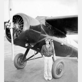 アメリア・イアハート。ホノルルからオークランドまで、世界初の単独飛行を達成したとき（Ｃ）Underwood Archives／Universal Images Group／共同通信イメージズ