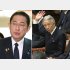 盛山正仁文科相（右）のあいまい答弁…もう持たない、首相あなたも当事者（岸田首相）／（Ｃ）日刊ゲンダイ