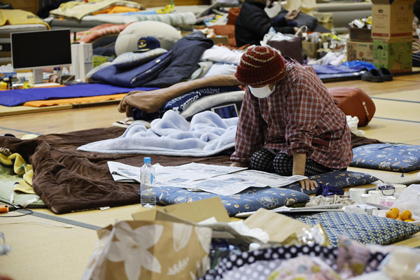 能登半島地震の被災地では、いまだ6万8000人以上が避難生活を送る…（Ｃ）共同通信社