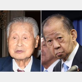 80歳越え老人にも甘い（森元首相と二階俊博元幹事長＝右）／（Ｃ）日刊ゲンダイ