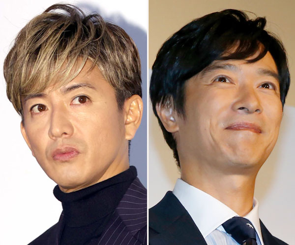 木村拓哉（左）と堺雅人（Ｃ）日刊ゲンダイ