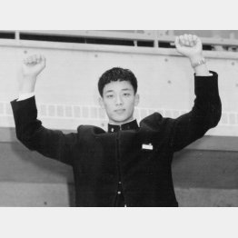 ロッテ1位指名のＰＬ学園・大村三郎外野手＝1994年（Ｃ）共同通信社