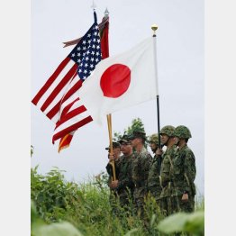 自衛隊と米軍の一体化へ（日米合同演習）／（Ｃ）共同通信社