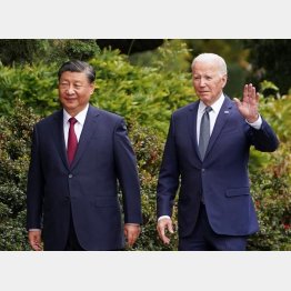 バイデン米大統領と中国の習近平国家主席（Ｃ）ロイター