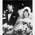 1971年に結婚した前川清（左）と藤圭子（Ｃ）共同通信社