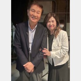 森田健作さんと早瀬久美さん（提供写真）