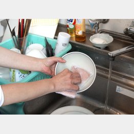 手で洗うほうが細菌を減らす効果は低いが…（Ｃ）日刊ゲンダイ