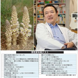 カンカの花（左）と和田秀樹氏（Ｃ）日刊ゲンダイ