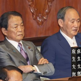 つまりは代理戦争（菅前首相と麻生副総裁＝左）／（Ｃ）日刊ゲンダイ