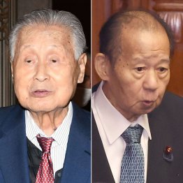 背後にデンと構える老怪（Ｃ）日刊ゲンダイ