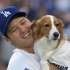 大谷翔平と愛犬デコピン（Ｃ）ロイター／USA TODAY Sports