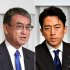 不安払拭は？（河野太郎デジタル担当相と小泉進次郎元環境相＝右）／（Ｃ）ＪＭＰＡ