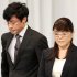 スマイル社の東山紀之社長と創業家の藤島ジュリー景子氏（Ｃ）日刊ゲンダイ