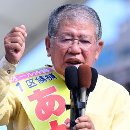 保守分裂で赤嶺政賢氏優位（提供）同氏事務所