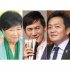 （左から）小池都知事、石丸伸二氏、玉木雄一郎氏（Ｃ）日刊ゲンダイ