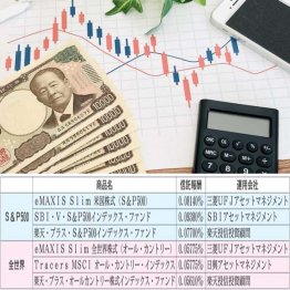 外国株で運用する投信が人気