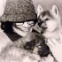 犬と戯れる畑氏　