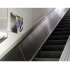 「その盗撮見えてるぞ」ポスター横にミラー（ＪＲ京都駅）／（Ｃ）共同通信社