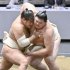 いいところがなかった大の里（右）（Ｃ）共同通信社