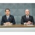 3月にオンライン記者会見した日産自動車の内田誠社長（当時、左）とイバン・エスピノーザ氏（Ｃ）共同通信社