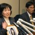 桶川ストーカー事件で会見する女子大生の両親（Ｃ）共同通信社