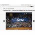 スタンドで応援旗を揚げるパントン294のメンバー（Los Angels Daily NewsのHPから）