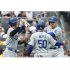 大谷、ベッツ、フリーマンのMVPトリオ（Ｃ）ロイター／USA TODAY Sports