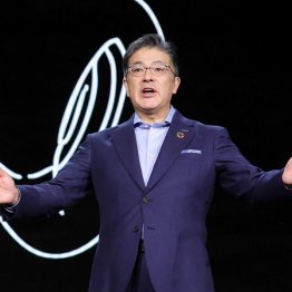 ラスベガス家電見本市「CES 2025」で会見するパナソニックHDの楠見雄規グループCEO(C)ロイター
