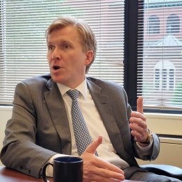 トランプ政権で米国の安全保障政策は大きく変容(エルブリッジ・コルビー米国防次官) (C)Yonhap News Agency/共同通信イメージズ