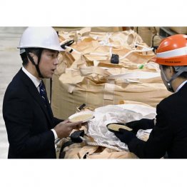 小泉進次郎農相は連日のパフォーマンス(C)共同通信社