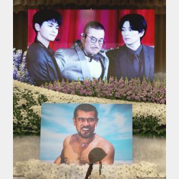千葉真一さんお別れの会(C)日刊ゲンダイ
