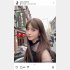 外国と思しき路上で自撮りを決める片瀬那奈（本人のインスタグラムから）