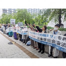 稀代の悪法に反対の声を上げた(武器取引反対ネットワーク、提供=杉原浩司代表)