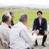 現場に“寄り添う”パフォーマンス（Ｃ）共同通信社