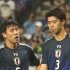 10日のW杯予選インドネシア戦にフル出場したDF高井（左はMF遠藤）／（Ｃ）日刊ゲンダイ
