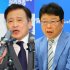 ラサール石井氏と北村晴男弁護士（Ｃ）日刊ゲンダイ
