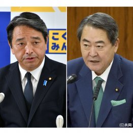 いまやすっかり党の顔(国民・榛葉賀津也=左)、次は大臣狙い(自民・牧野京夫)/(C)日刊ゲンダイ