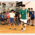 ジュニア大会に参加した子供たちにコーチする机龍之介選手