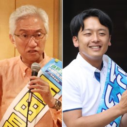 自民・西田昌司の失速は身から出たサビ(左)、維新・新実彰平は知名度を武器に支持を拡大(C)日刊ゲンダイ
